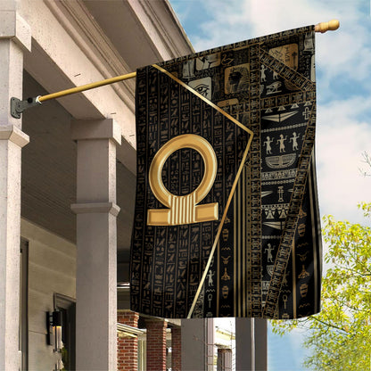 Egypt Shen Ring Garden Flag Ancient Mythology Eternally Protecting