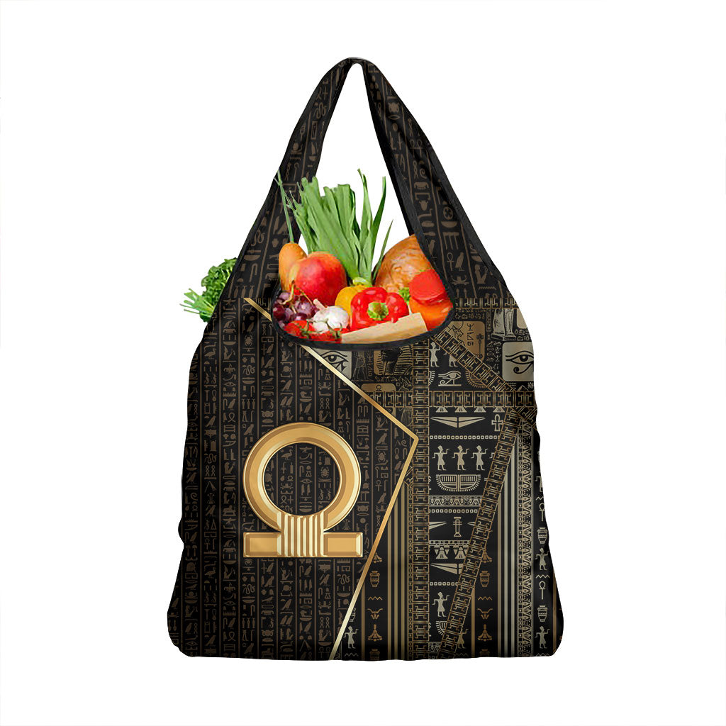 Egypt Shen Ring Grocery Bag Ancient Mythology Eternally Protecting