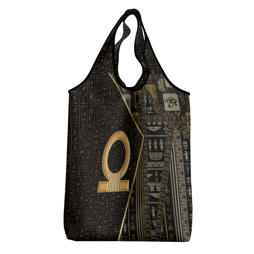 Egypt Shen Ring Grocery Bag Ancient Mythology Eternally Protecting