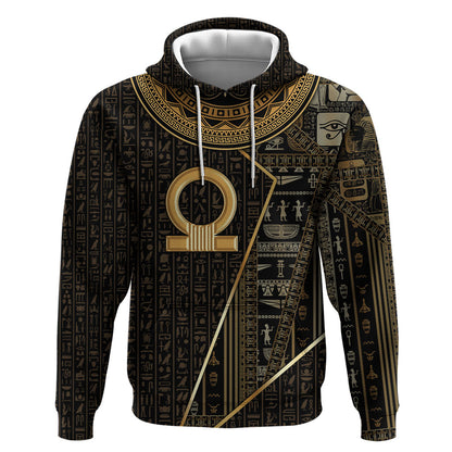Egypt Shen Ring Hoodie Ancient Mythology Eternally Protecting