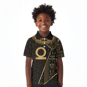 Egypt Shen Ring Kid Polo Shirt Ancient Mythology Eternally Protecting