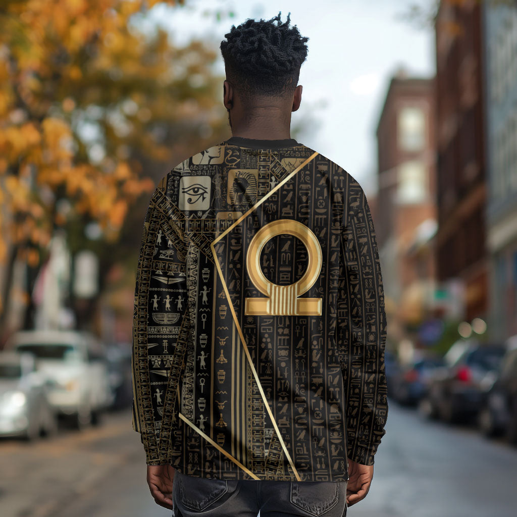 Egypt Shen Ring Long Sleeve Shirt Ancient Mythology Eternally Protecting