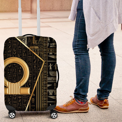 Egypt Shen Ring Luggage Cover Ancient Mythology Eternally Protecting