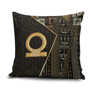 Egypt Shen Ring Pillow Cover Ancient Mythology Eternally Protecting