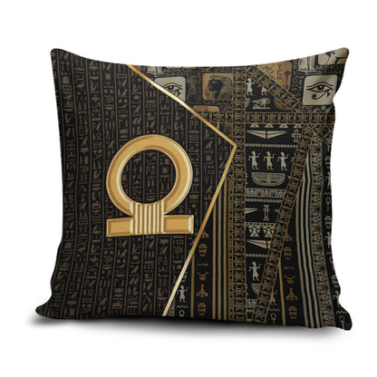 Egypt Shen Ring Pillow Cover Ancient Mythology Eternally Protecting