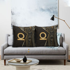 Egypt Shen Ring Pillow Cover Ancient Mythology Eternally Protecting