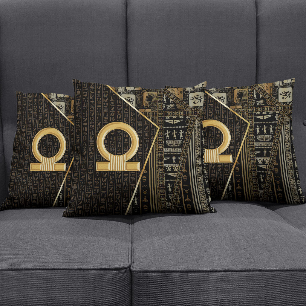 Egypt Shen Ring Pillow Cover Ancient Mythology Eternally Protecting