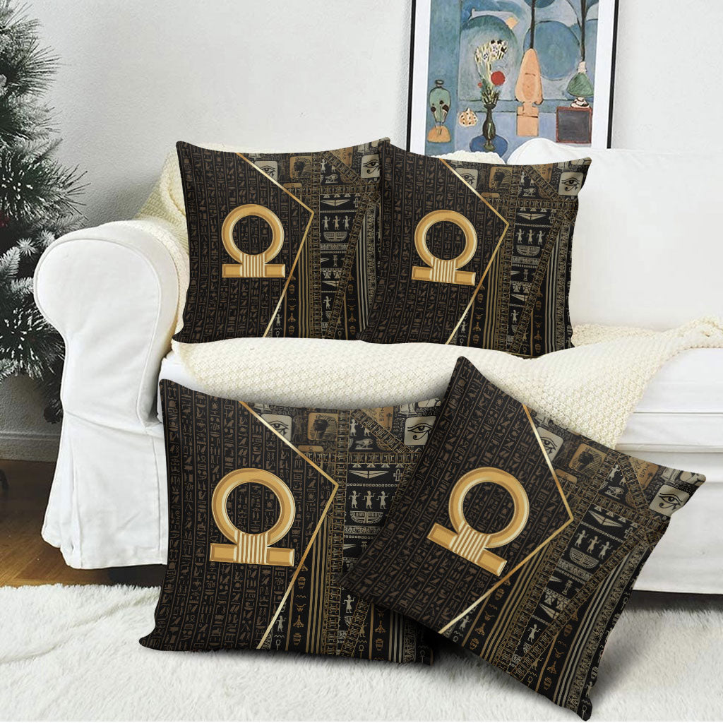 Egypt Shen Ring Pillow Cover Ancient Mythology Eternally Protecting