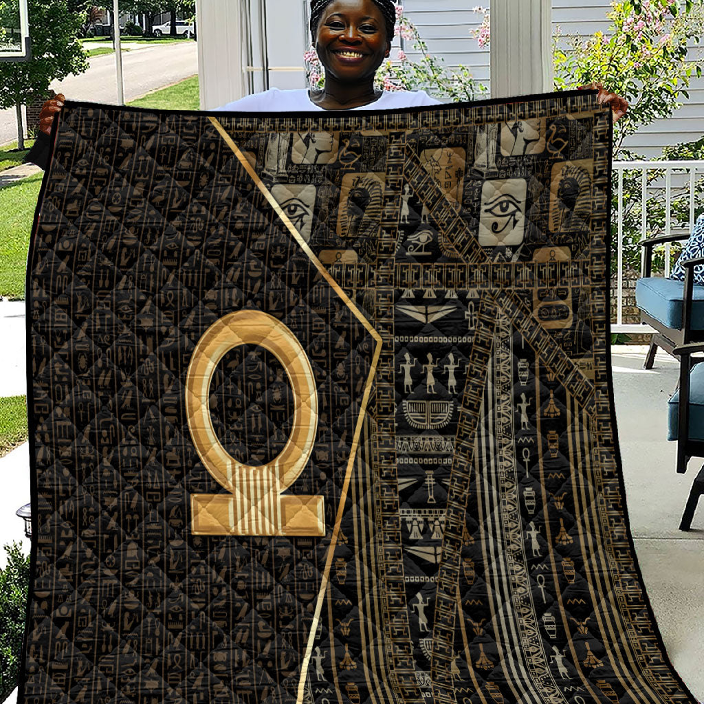 Egypt Shen Ring Quilt Ancient Mythology Eternally Protecting
