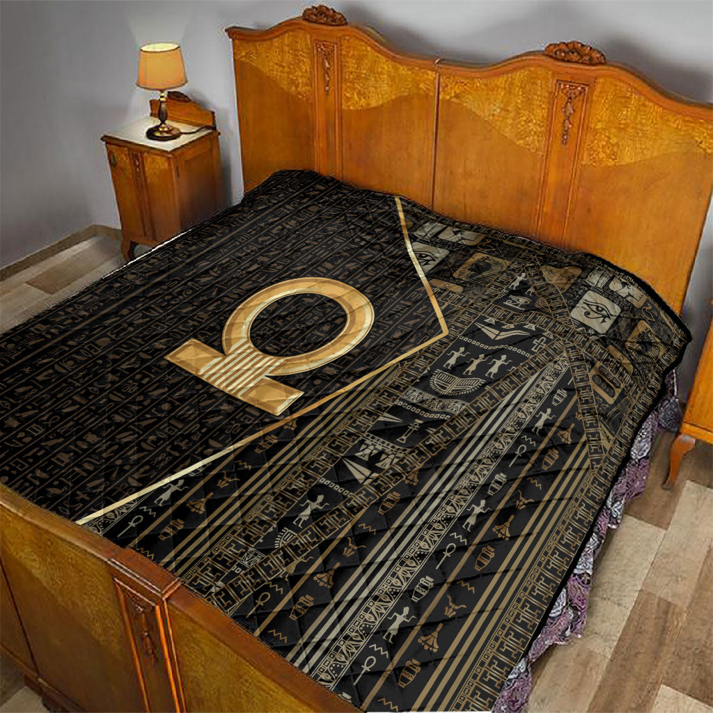 Egypt Shen Ring Quilt Ancient Mythology Eternally Protecting