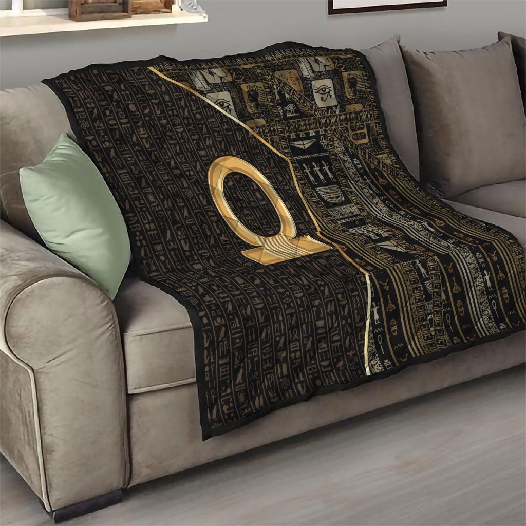 Egypt Shen Ring Quilt Ancient Mythology Eternally Protecting