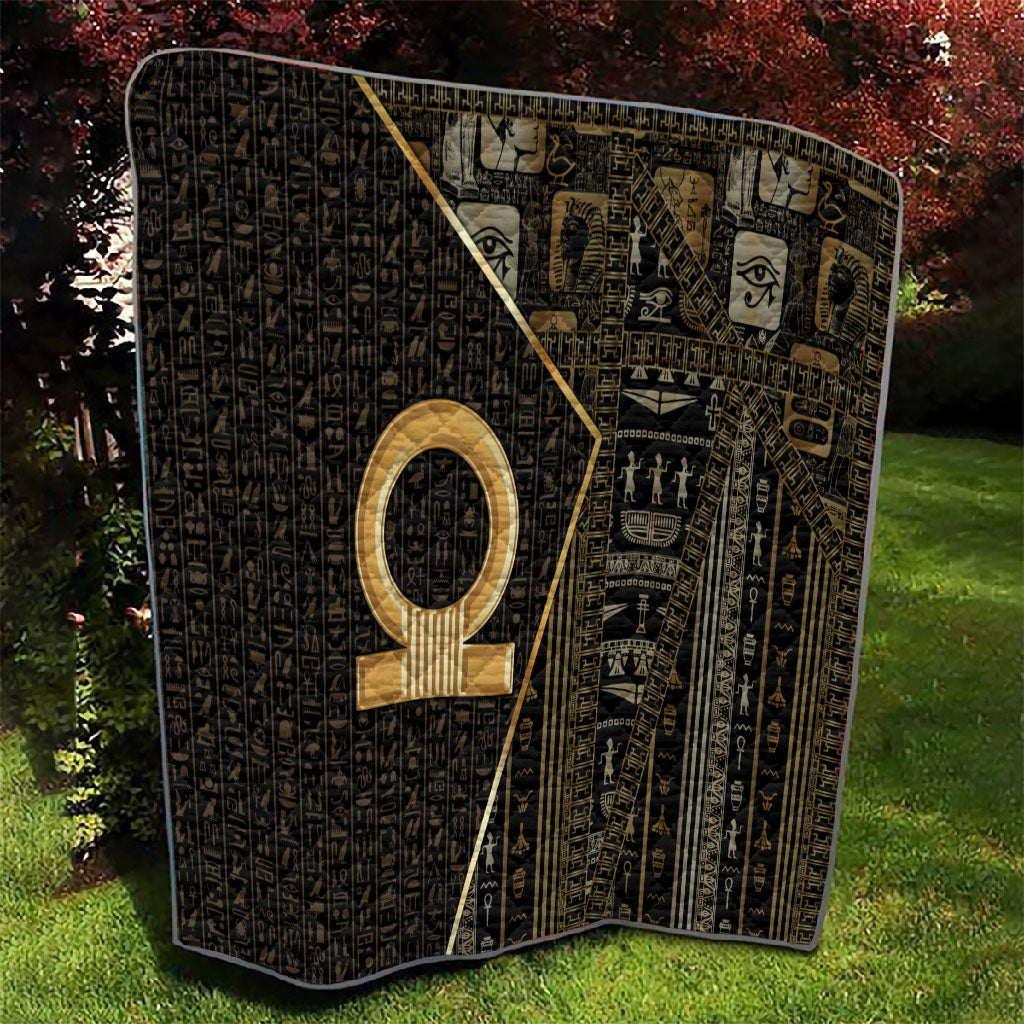 Egypt Shen Ring Quilt Ancient Mythology Eternally Protecting