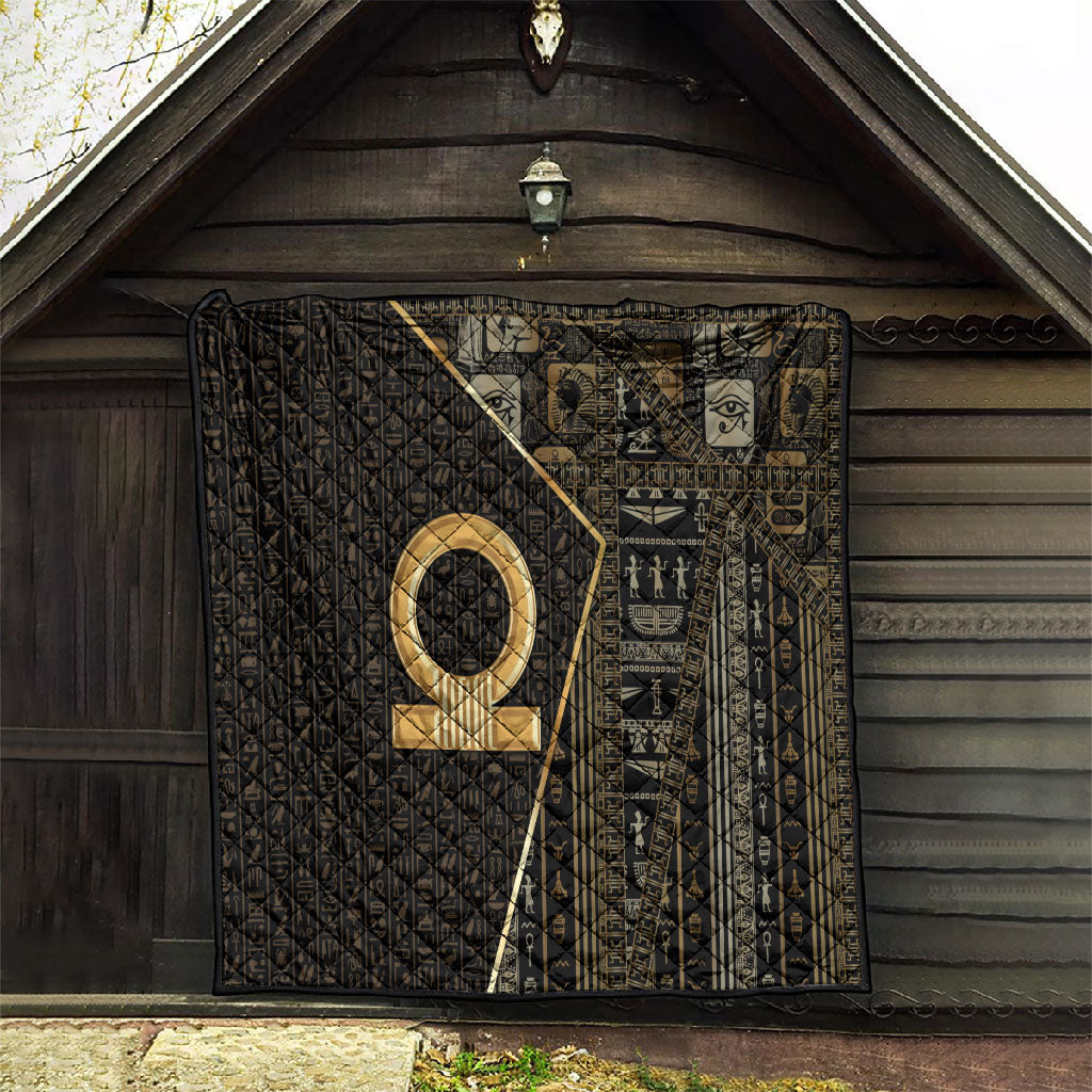 Egypt Shen Ring Quilt Ancient Mythology Eternally Protecting