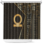 Egypt Shen Ring Shower Curtain Ancient Mythology Eternally Protecting