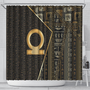 Egypt Shen Ring Shower Curtain Ancient Mythology Eternally Protecting
