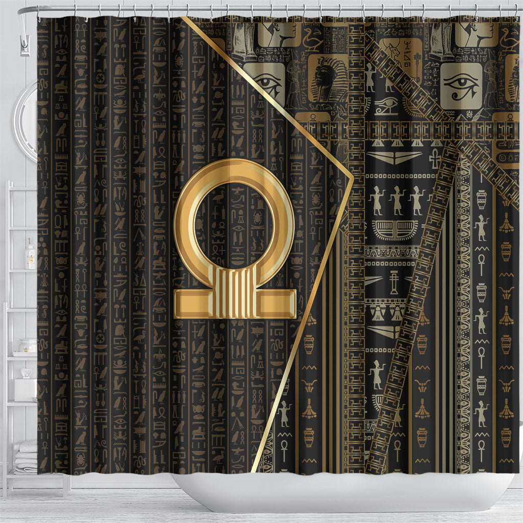 Egypt Shen Ring Shower Curtain Ancient Mythology Eternally Protecting