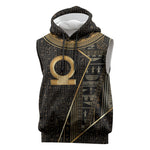 Egypt Shen Ring Sleeveless Hoodie Ancient Mythology Eternally Protecting