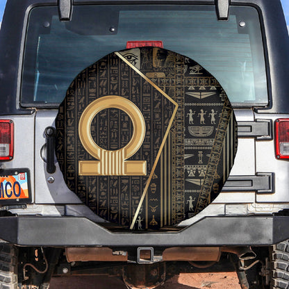 Egypt Shen Ring Spare Tire Cover Ancient Mythology Eternally Protecting