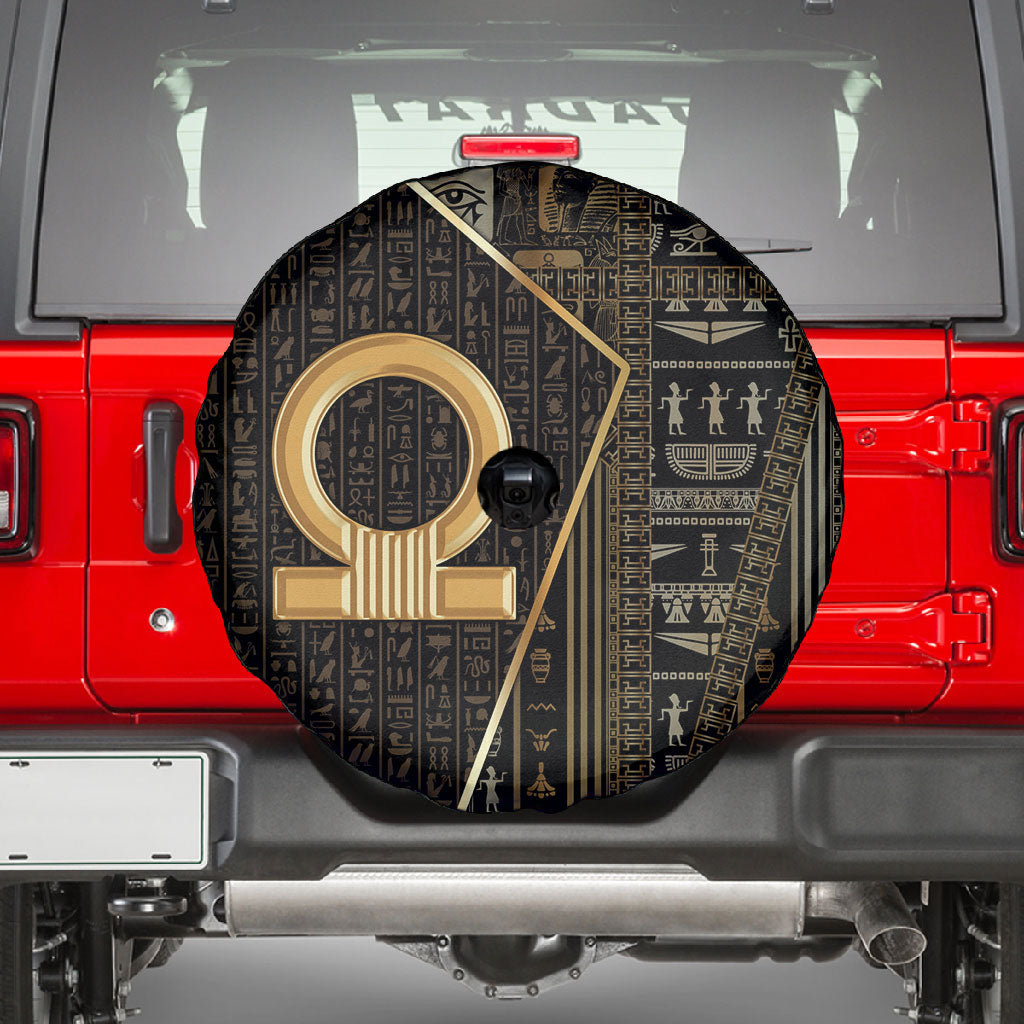Egypt Shen Ring Spare Tire Cover Ancient Mythology Eternally Protecting