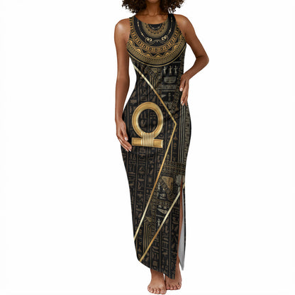 Egypt Shen Ring Tank Maxi Dress Ancient Mythology Eternally Protecting