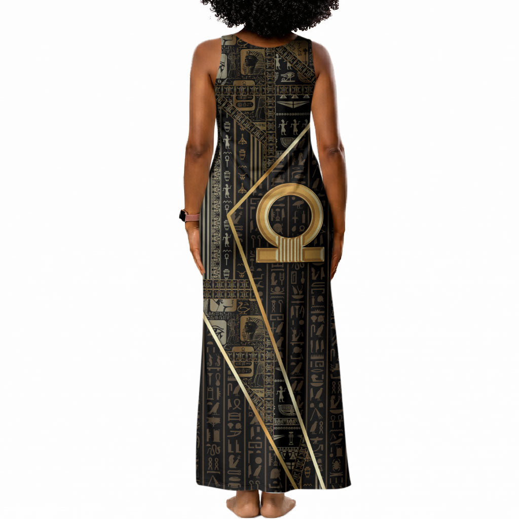 Egypt Shen Ring Tank Maxi Dress Ancient Mythology Eternally Protecting