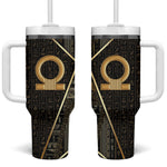 Egypt Shen Ring Tumbler With Handle Ancient Mythology Eternally Protecting