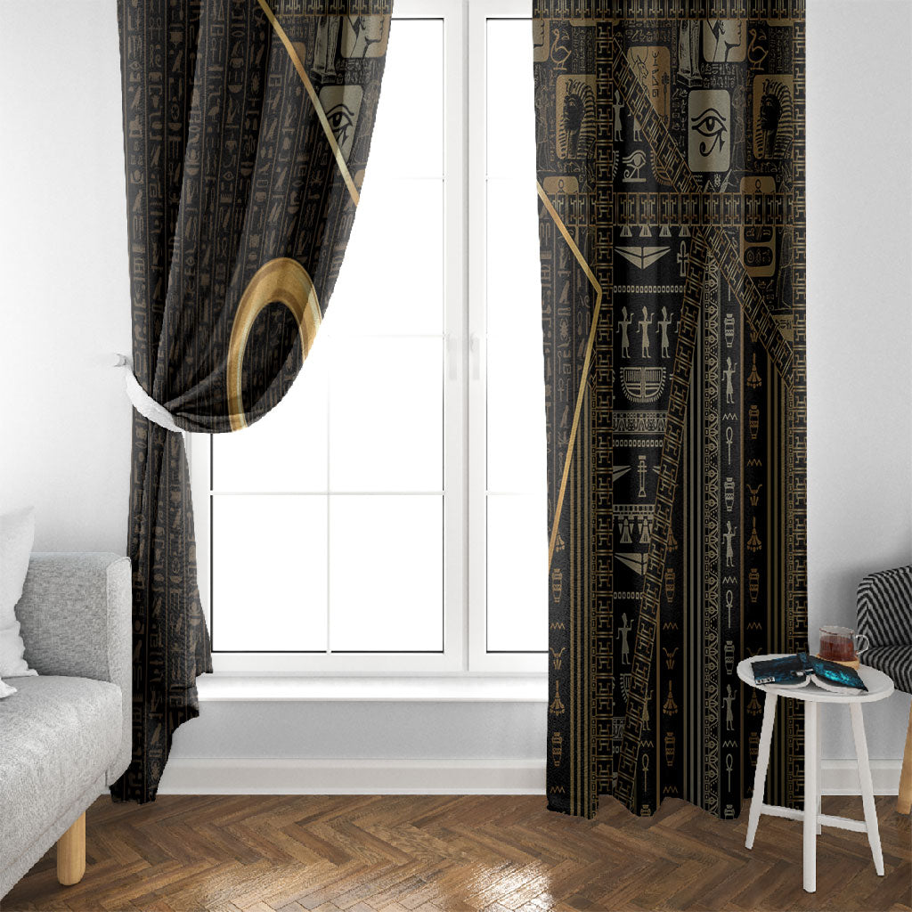 Egypt Shen Ring Window Curtain Ancient Mythology Eternally Protecting