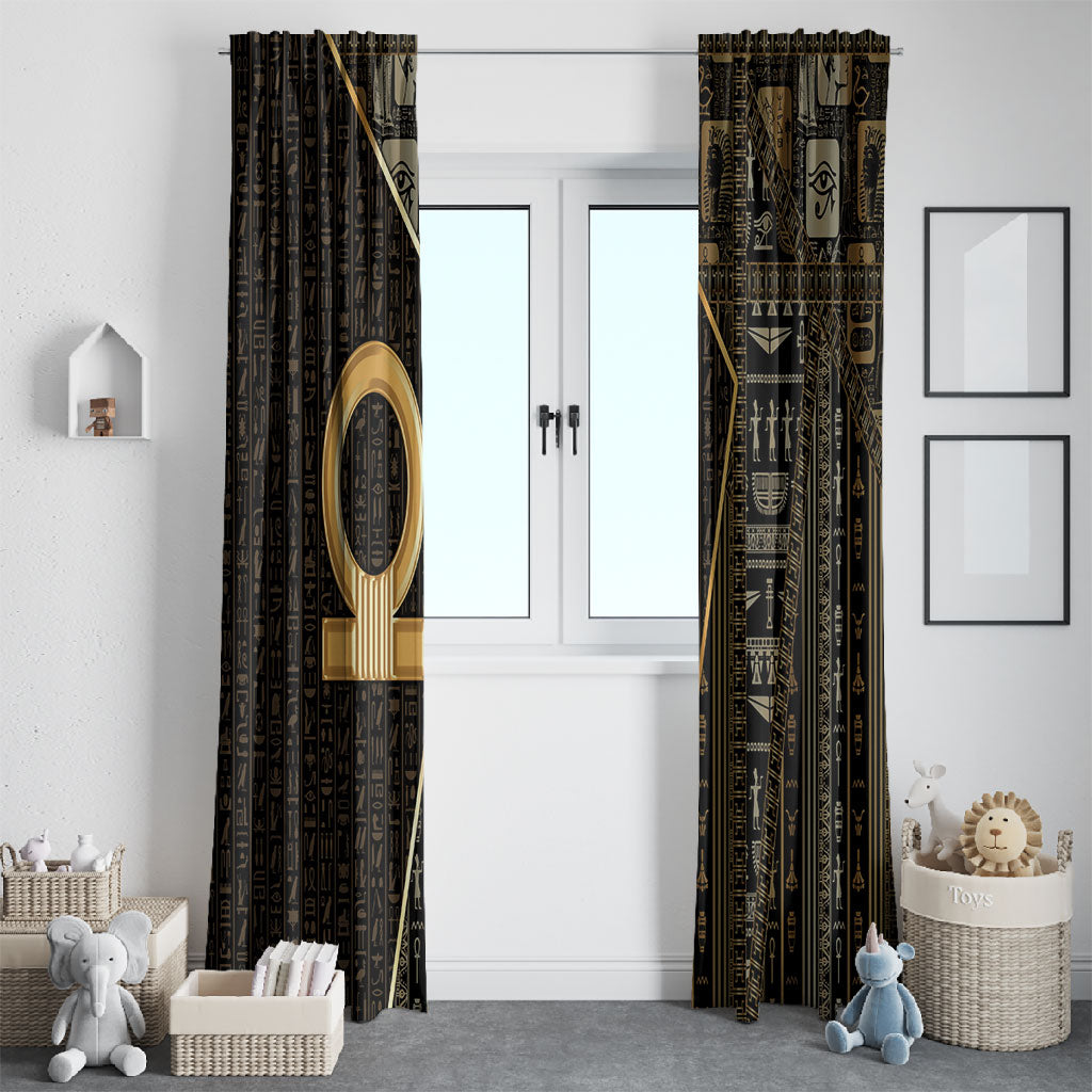Egypt Shen Ring Window Curtain Ancient Mythology Eternally Protecting
