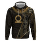 Egypt Shen Ring Zip Hoodie Ancient Mythology Eternally Protecting