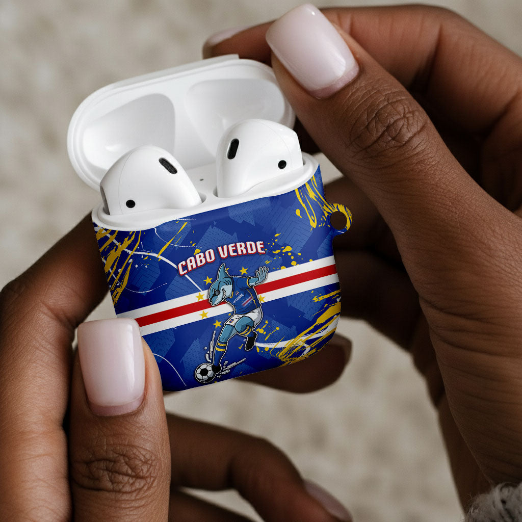 Cape Verde AirPods Case Blue Shark National Flag