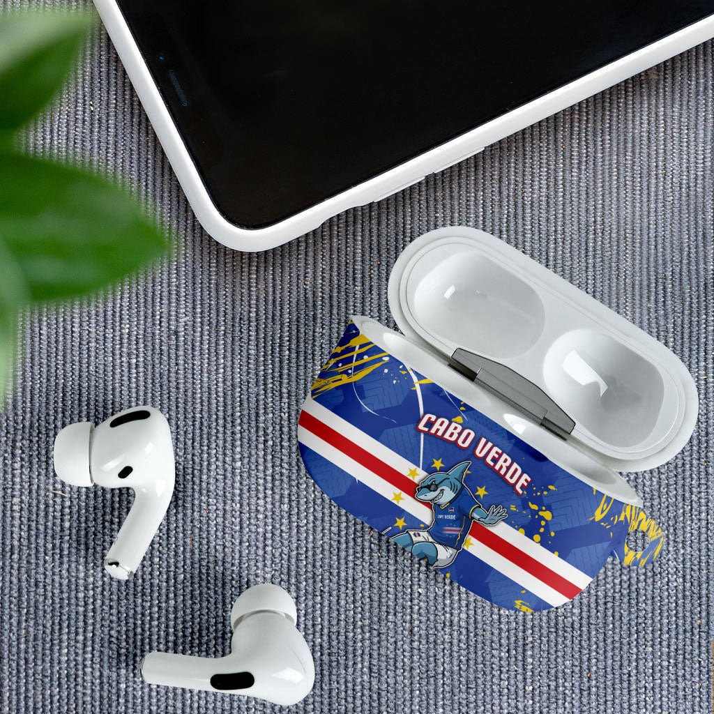 Cape Verde AirPods Case Blue Shark National Flag