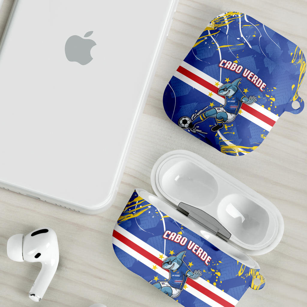 Cape Verde AirPods Case Blue Shark National Flag