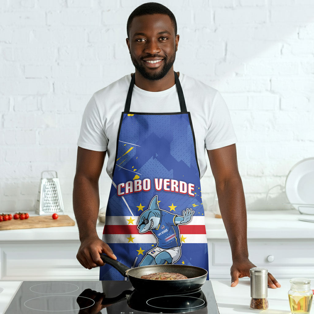Cape Verde Apron Blue Shark National Flag