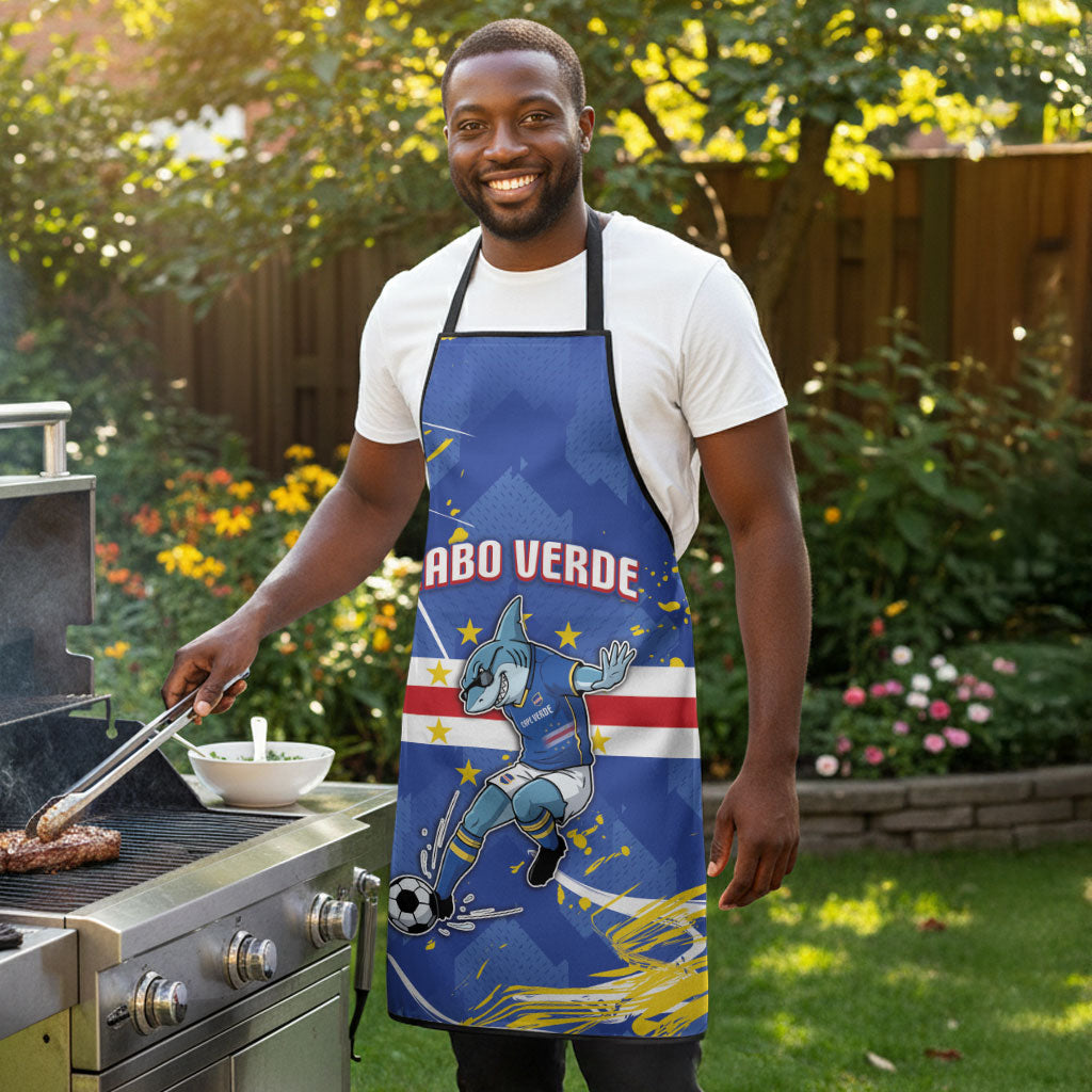 Cape Verde Apron Blue Shark National Flag