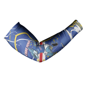 Custom Cape Verde Arm Sleeves Blue Shark National Flag