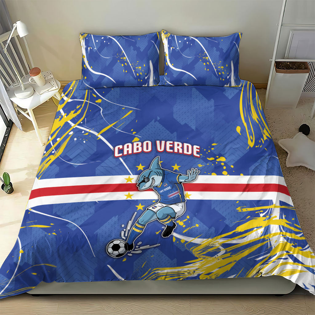 Cape Verde Bedding Set Blue Shark National Flag