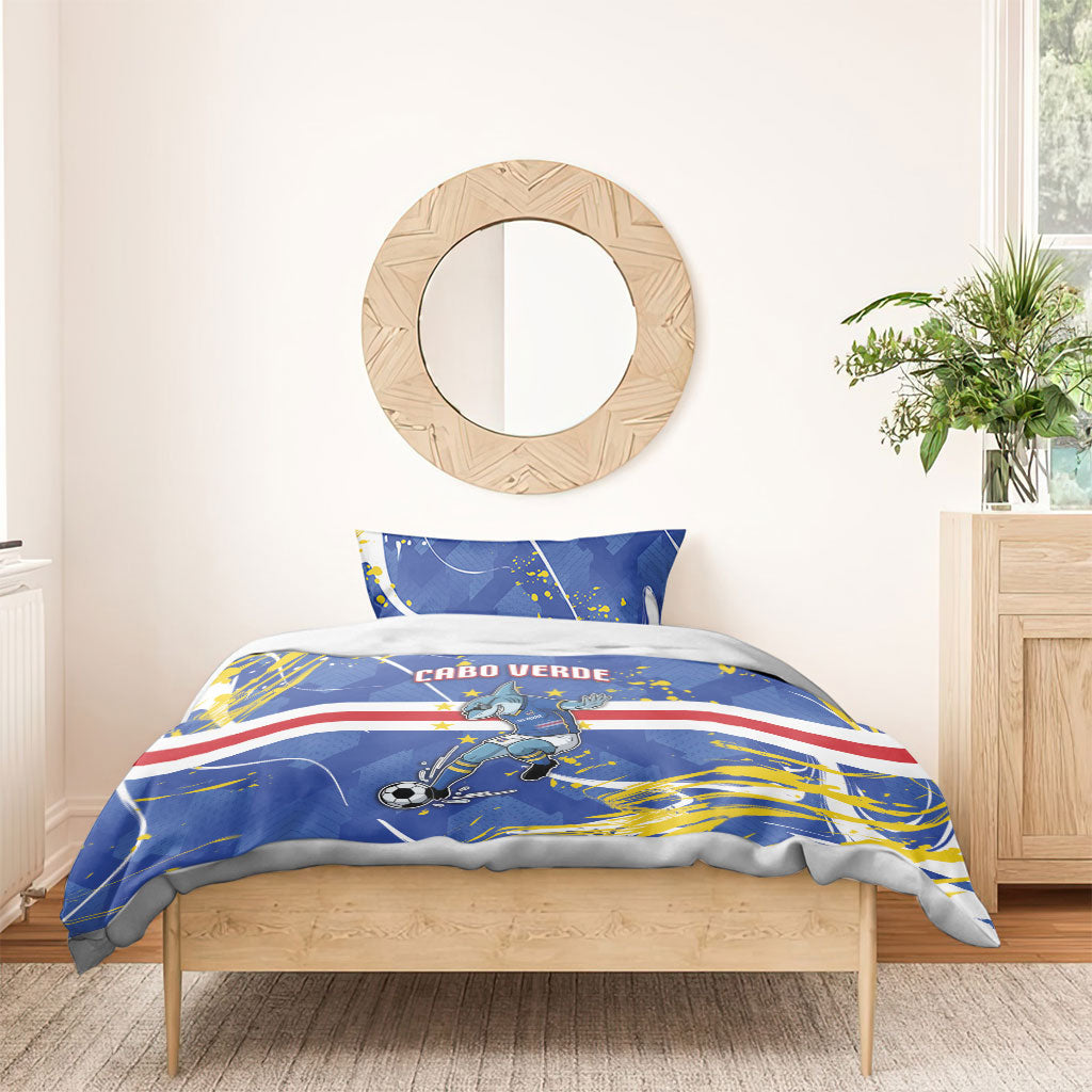 Cape Verde Bedding Set Blue Shark National Flag
