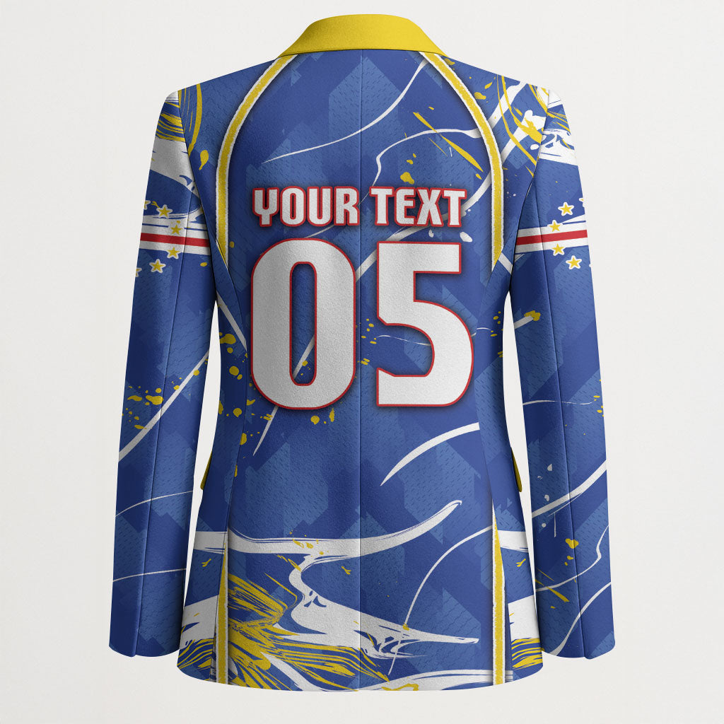 Custom Cape Verde Blazer Blue Shark National Flag