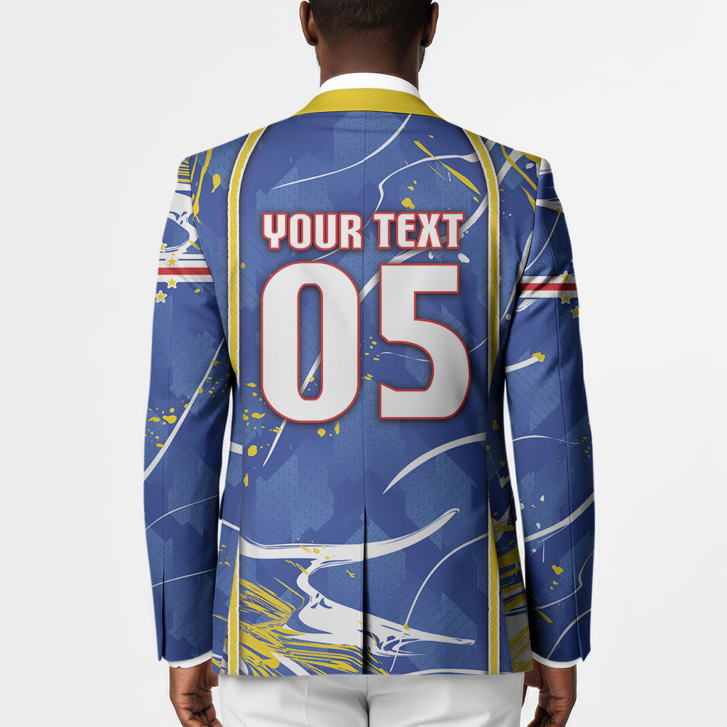 Custom Cape Verde Blazer Blue Shark National Flag