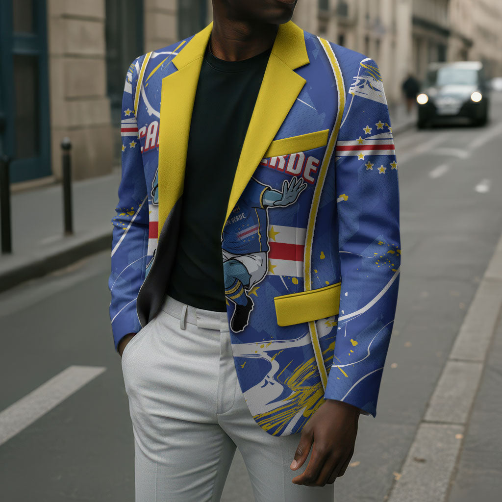 Custom Cape Verde Blazer Blue Shark National Flag