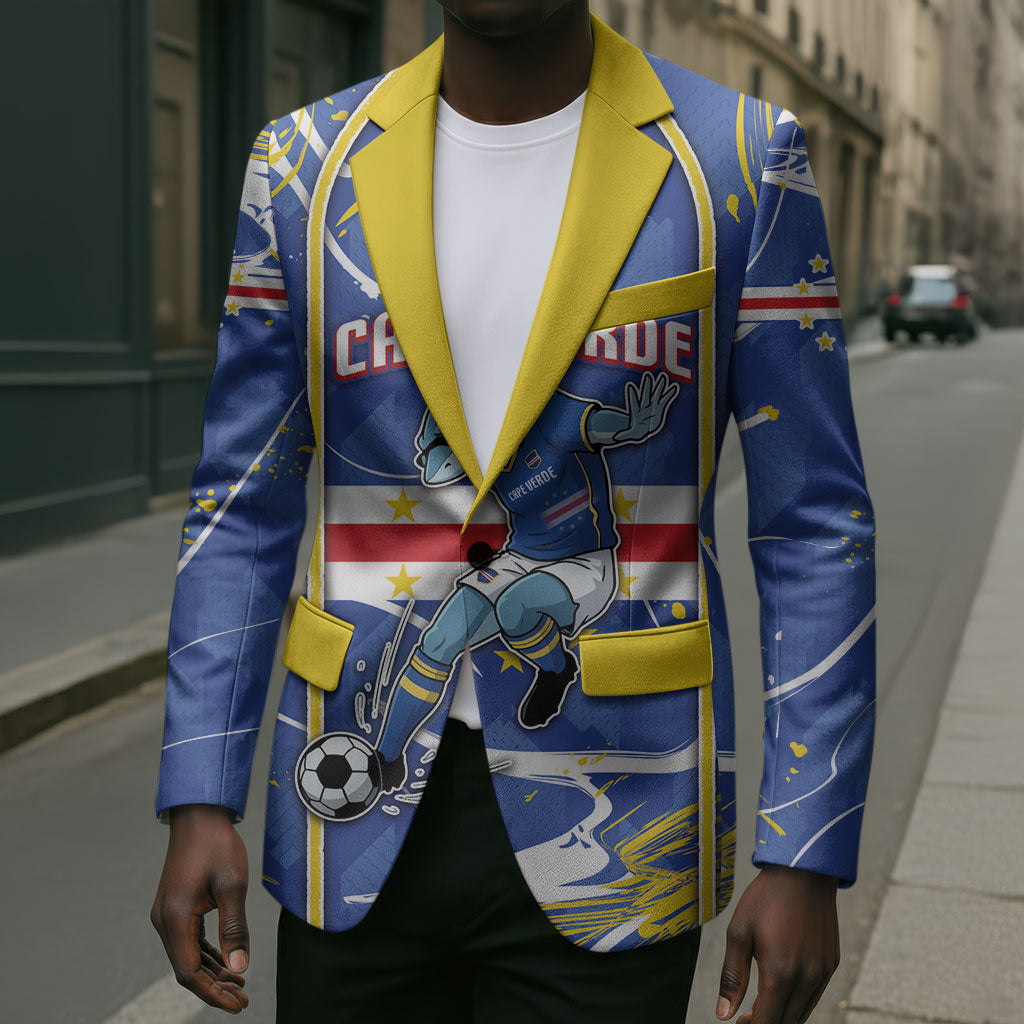 Custom Cape Verde Blazer Blue Shark National Flag
