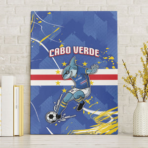 Cape Verde Canvas Wall Art Blue Shark National Flag
