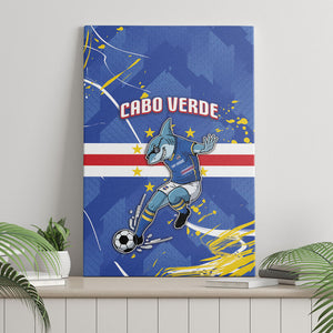 Cape Verde Canvas Wall Art Blue Shark National Flag