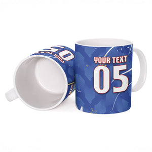Custom Cape Verde Ceramic Mug Blue Shark National Flag