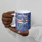 Custom Cape Verde Ceramic Mug Blue Shark National Flag