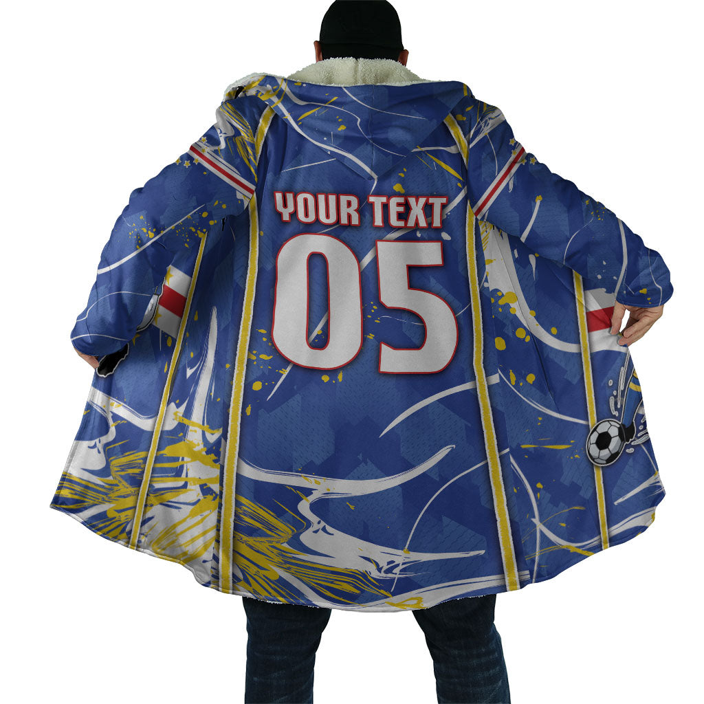 Custom Cape Verde Cloak Blue Shark National Flag