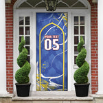 Custom Cape Verde Door Cover Blue Shark National Flag