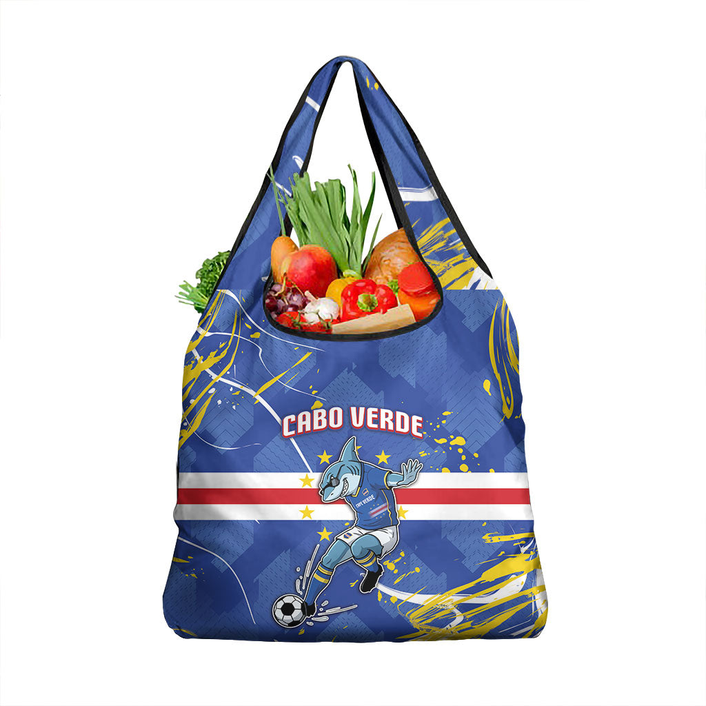 Cape Verde Grocery Bag Blue Shark National Flag