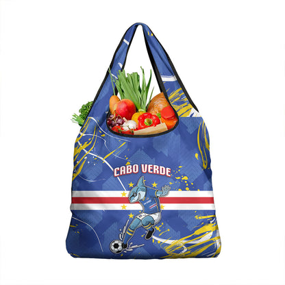 Cape Verde Grocery Bag Blue Shark National Flag