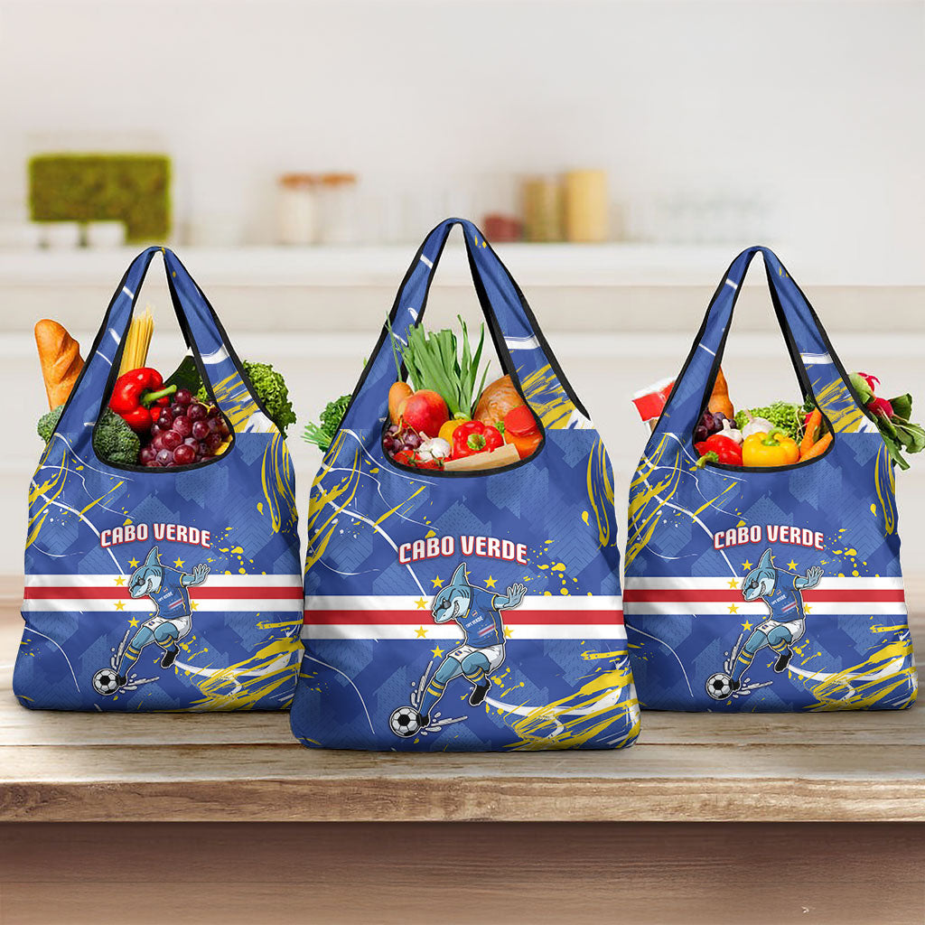 Cape Verde Grocery Bag Blue Shark National Flag